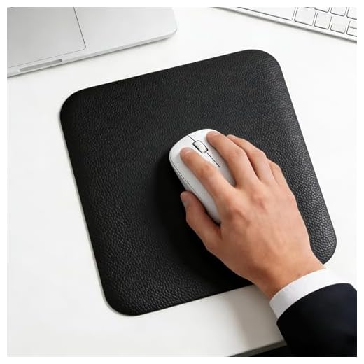 Mouse Pad, Gaming Mousepad, Non-Slip Rubber Mousepads, Waterproof Ultra-Smooth Wireless Mouse Mat for Desk, Laptop, PC & Office, Portable Mat(Black)