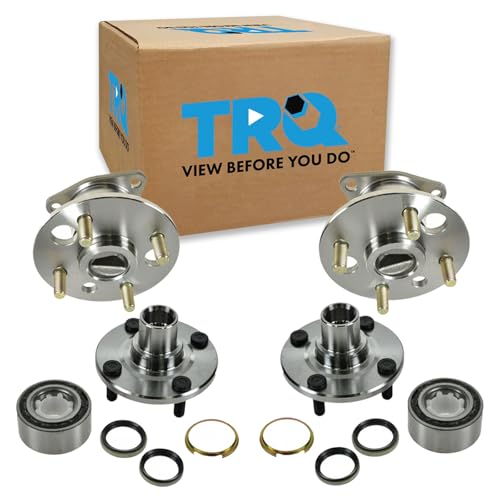 Image of TRQ 2 Piece Wheel Bearing & Hub Assembly Set