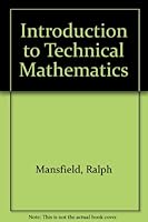Introduction to technical mathematics 0060441852 Book Cover