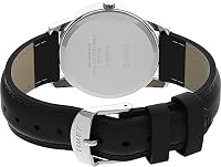 Timex T2H281 Easy Reader 35mm Black Leather Strap Watch — image 4