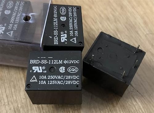 Relais 4 broches BRD-SS-112LM 12V 10A pour circuit imprimé