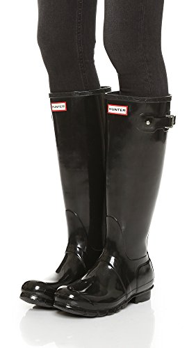 Hunter Para Mujer. WFT2007RMA Botines Original Play Negro (40/41), Plano, Ninguno, Casual - 6