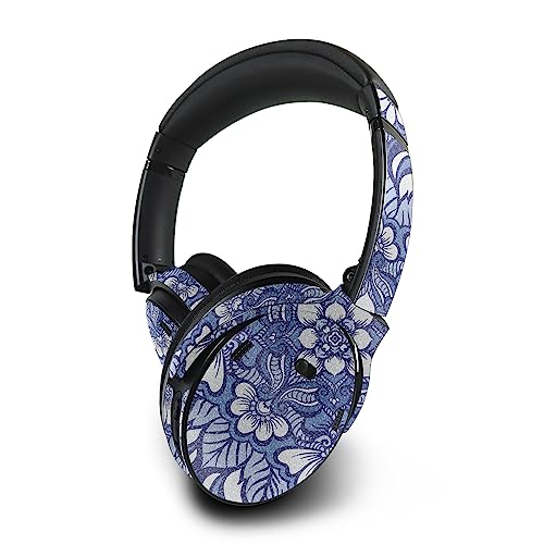Image of MightySkins Glossy Glitter Skin Compatible with Bose QuietComfort 45 Headphones Flower Mandala | Protective, Durable High-Gloss Glitter Finish | Easy to Apply | Made in The USA