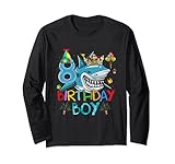 Photo Gallery 8° compleanno shark ocean theme party 8 anni per ragazzo maglia a manica Photo Gallery 8° compleanno shark ocean theme party 8 anni per ragazzo maglia a manica
