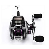 Digital Display Floß Angelrad Vollmetall Gürtel Entlüftung Floß Zählung Floßrad Meer Fischereiboot Angeln Tropfen Rad (Farbe: Linkshänder) kangdongxu (Color : Righthanded)