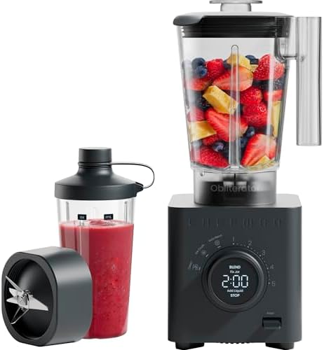 Chefman Obliterator 1.2L 1380W Smoothie Blender, Crush Ice, Nuts ...