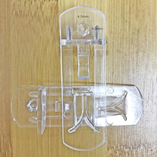 20 Plastic Shelf Pins and Clips - Locking Shelf Support Pegs - Fits 4.9mm Holes and 3/4 Inch Thick Shelves - Kitchen Cabinet and Furniture Book Shelves by lasenersm - Used condition - Image 6