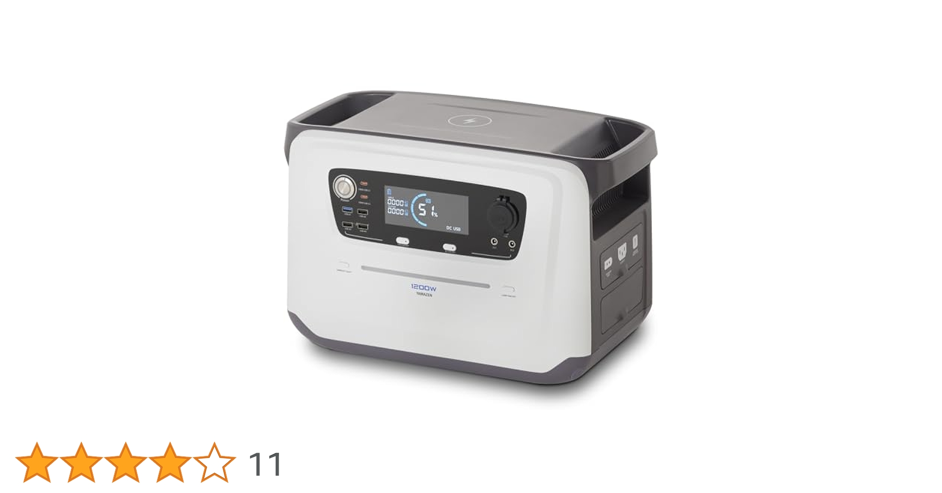 dairider様新品箱不良　山善ポータブル電源ELEIN YPB-RS2400 Amazon.co.jp: 山善 ELEIN ポータブル電源 大容量 1024Wh リン酸