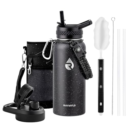 RAYMYLO Insulated Water Bottle 32 oz, Triple Wall Vacuum Stainless Steel