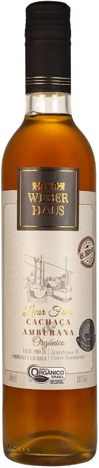 Weber Haus Licor Fino De Amburana E Cachaca 500 Ml Organico Sabor 500 Ml