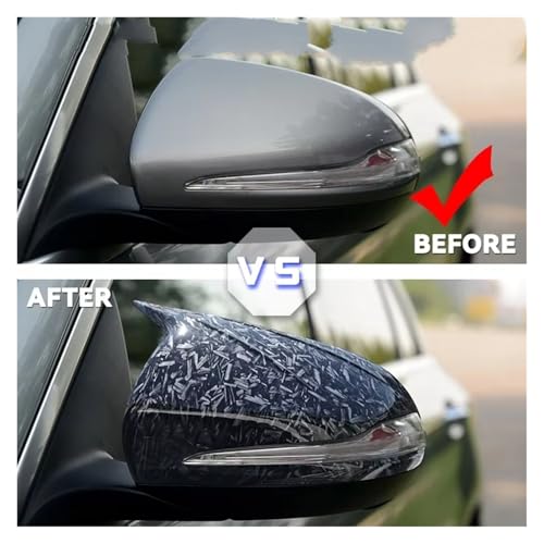Coque de rétroviseur Benz W213 W205 finition gloss black premium