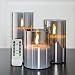 Produktbild Eywamage Flammenlose flackernde Kerzen mit Fernbedienung, 3 Stück, realistische LED-Kerzen, D 7,6 cm, H 10,2 cm, 12,7 cm, 15,2 cm