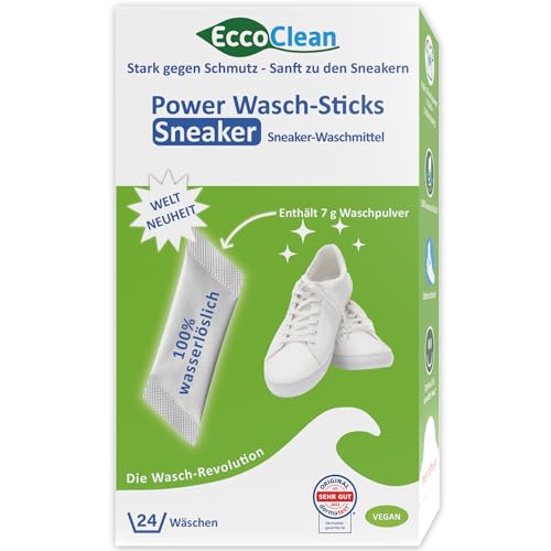 Power Wasch-Sticks Sneaker, Sneaker-Waschmittel *Die Weltneuheit* - Waschmittel im wasserlöslichen Stick
