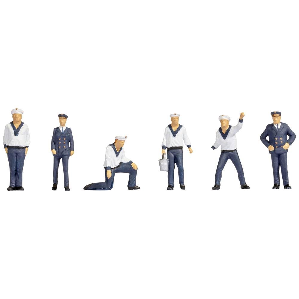 NOCH® Sailors, Maritime H0 Figures, Ideal for Model Railways and Dioramas