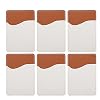 WINOMO 6 Sets Sublimatie Lege Telefoon Portemonnee Pu Leer Lijm Kaarthouder Pocket Mobiele Telefoon Geval Houder Voor De…