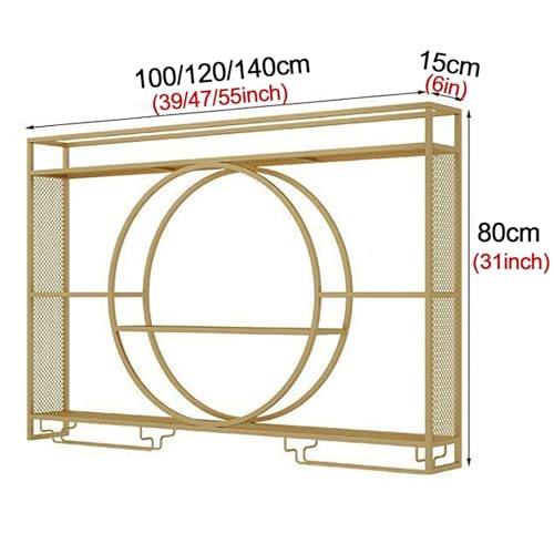Étagère à bouteilles en métal pour libérer l'espace sur les tables - 7