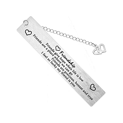Engraved Friendship Bookmarks for Best Friends Cover