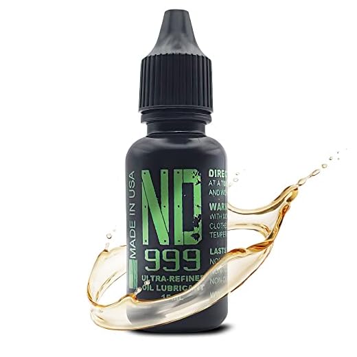 Never Dry ND999 - Ultra-Refined Precision Oil Lubricant for All Guns - Cleans Lubricates Destroys Carbon- American Made Shooting Lube Travel Size(15mL)