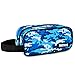 Fortnite Federmäppchen Junge, Camo Mäppchen Jungen, Gaming School Supplies (Blau Camo)