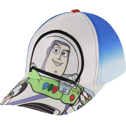Disney Boys Baseball Cap Toy Story Buzz Lightyear Adjustable Toddler Hat For Ages 2-4