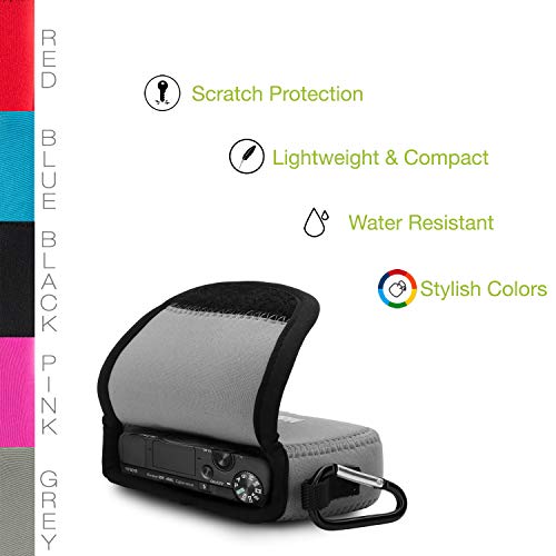 Funda para cámara MegaGear Ultra Ligera de Neopreno Gris miniatura 6