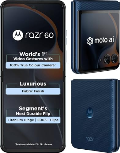 Image of Motorola Razr 60 5G (Pantone Gibraltar Sea, 8GB RAM, 256GB Storage)