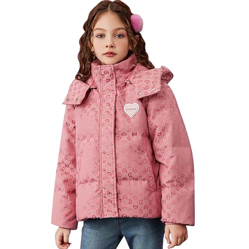 Doudoune fille chaude veste matelassée imprimée et imperméable