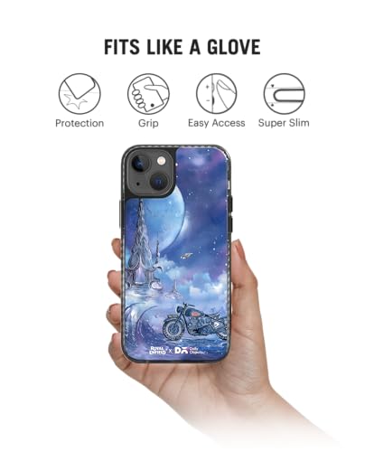 Image of DailyObjects The Space Odyssey Stride 2.0 Magnetic Case Cover Compatible with iPhone 15 | Wireless Charging Slim Back Cover | 2 Layer Edge Protection & Shockproof