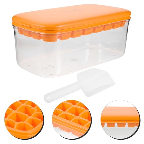 Molde para cubitos de hielo de silicona SEWACC color naranja miniatura 7