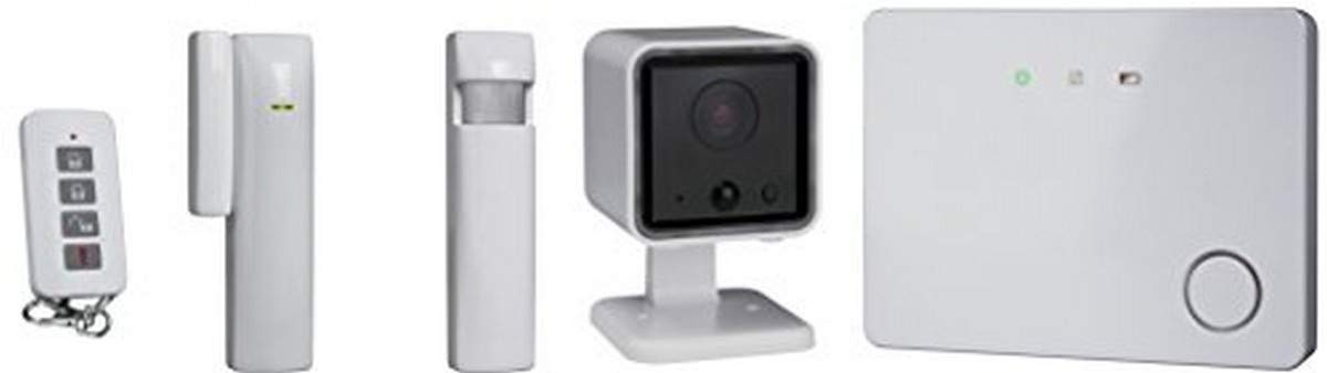 Smartwares HA701SL-IC - Sistema de alarma inalámbrica inteligente 3-en-1, circuito cerrado de televisión,