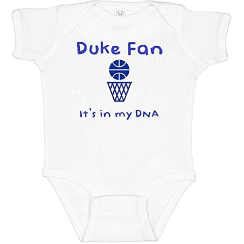 Campus Originals Duke Fan It's in my DNA Cute Baby Blue Devils Basketball Bodysuit (Newborn) Cover