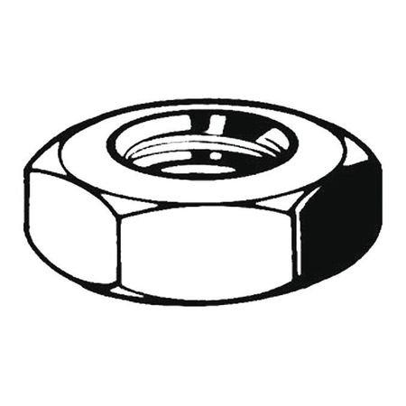 M30-1.50 Class 4 Zinc Plated Finish Steel Thin Hex Nuts, 10 pk.