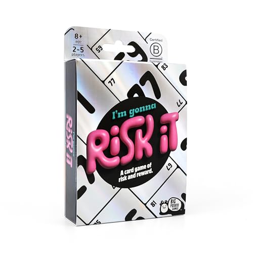 Big Potato Im Gonna Risk It: Push-Your-Luck Card Game | Travel Game for Holidays and Game Nights | Perfect for Family and Friends | Age 8+ | 2-5 Players