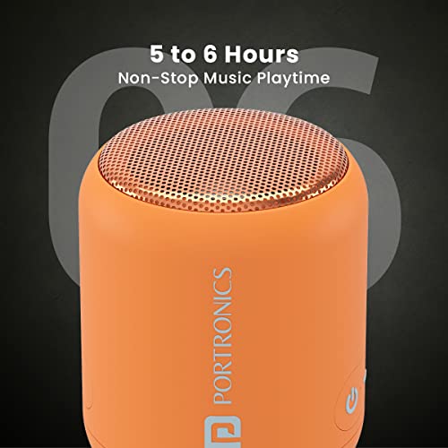 Image of Portronics SoundDrum 1 10W TWS Portable Bluetooth 5.3 Speaker with Powerful Bass, Inbuilt-FM & Type