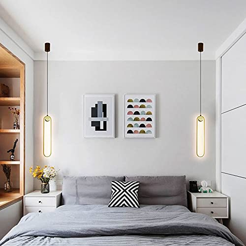 Lámpara colgante LED de cocina de 18W moderna con diseño lineal 2