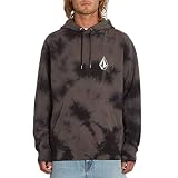 Volcom Herren Deadly Stones Fleece Kapuzenpullover, Schwarze Farbe, M
