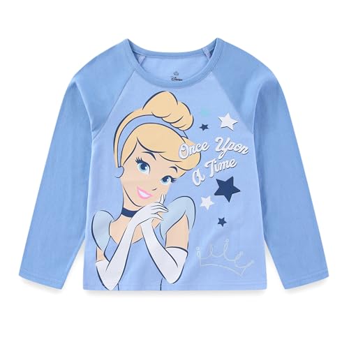 Image of Disney Lilo and Stitch Frozen Minnie Mouse Princess Girls Long Sleeve Shirt and Pants Set for Infant to Big Kids
