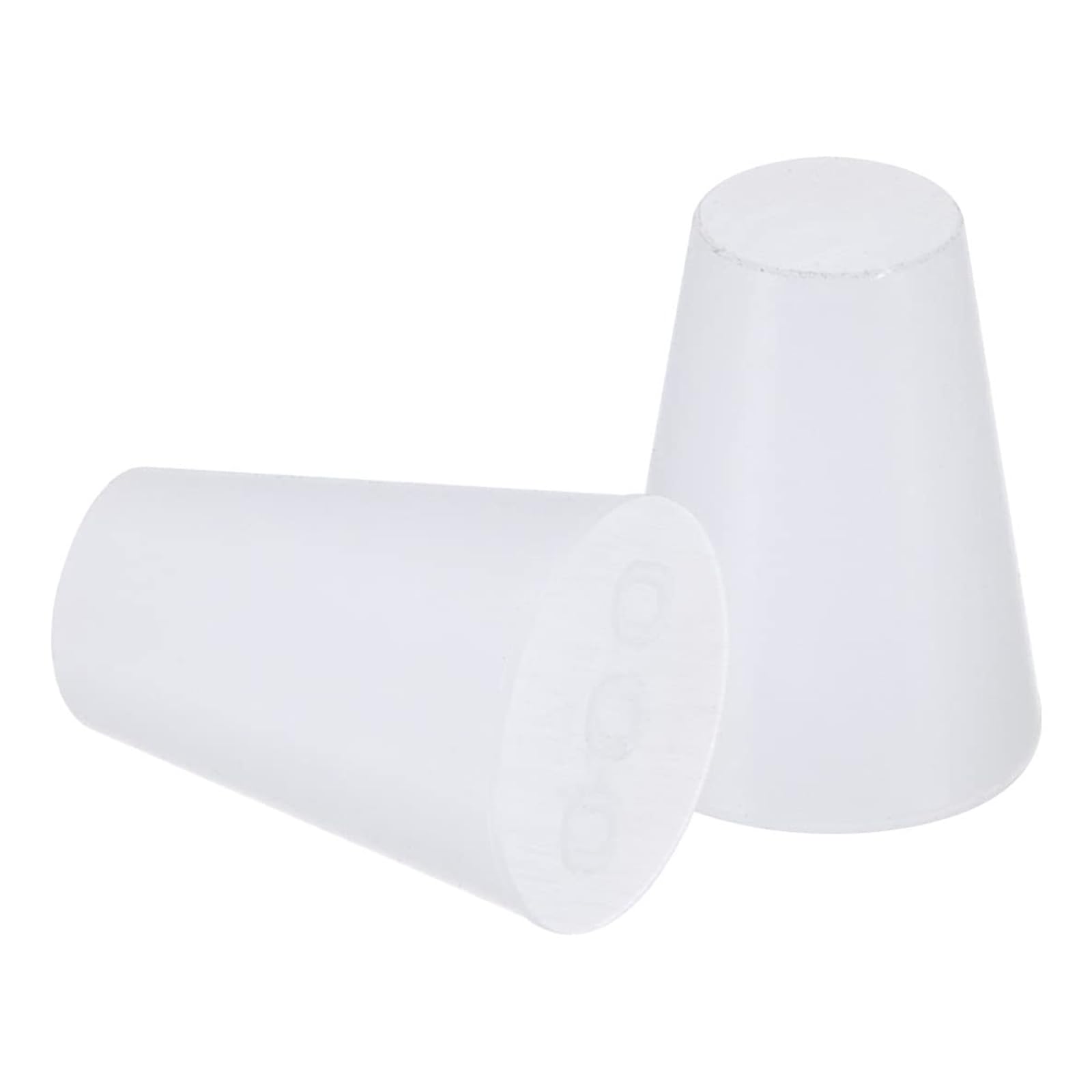 TOP-VIGOR 10Pcs Rubber Tapered Plug, 8mm to 13mm Solid Silicone Stopper