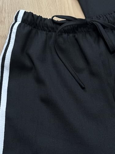 Image of dockstreet Women's /Unisex ONESOPEN Bottom Drawstring Pure Cotton Stretchable Baggy Jogger Pants