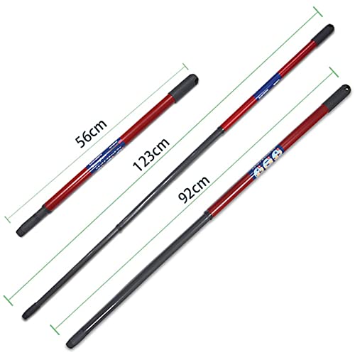 3-Section Replacement Extendable Handle Compatible With O-Cedar/Vileda Spin Mop Replacement Head Handle Mop Replacement Rod For Dual-Action Flip & Dust Mop, Hardwood Floor 22 To 48 Inch #TOP3