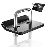 CROSSHIP Hitch Tightener for 1.25' and 2' - Anti Rattle Stabilizer Easy Installation, Reduce Movement on Hitch Mount Tray Cargo Carrier Bike Rack Trailer Ball(1 Pack, Stainless Steel)