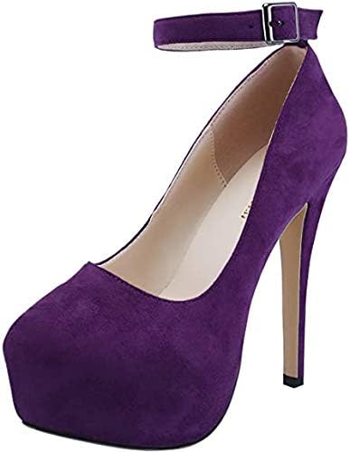 dark purple platform heels