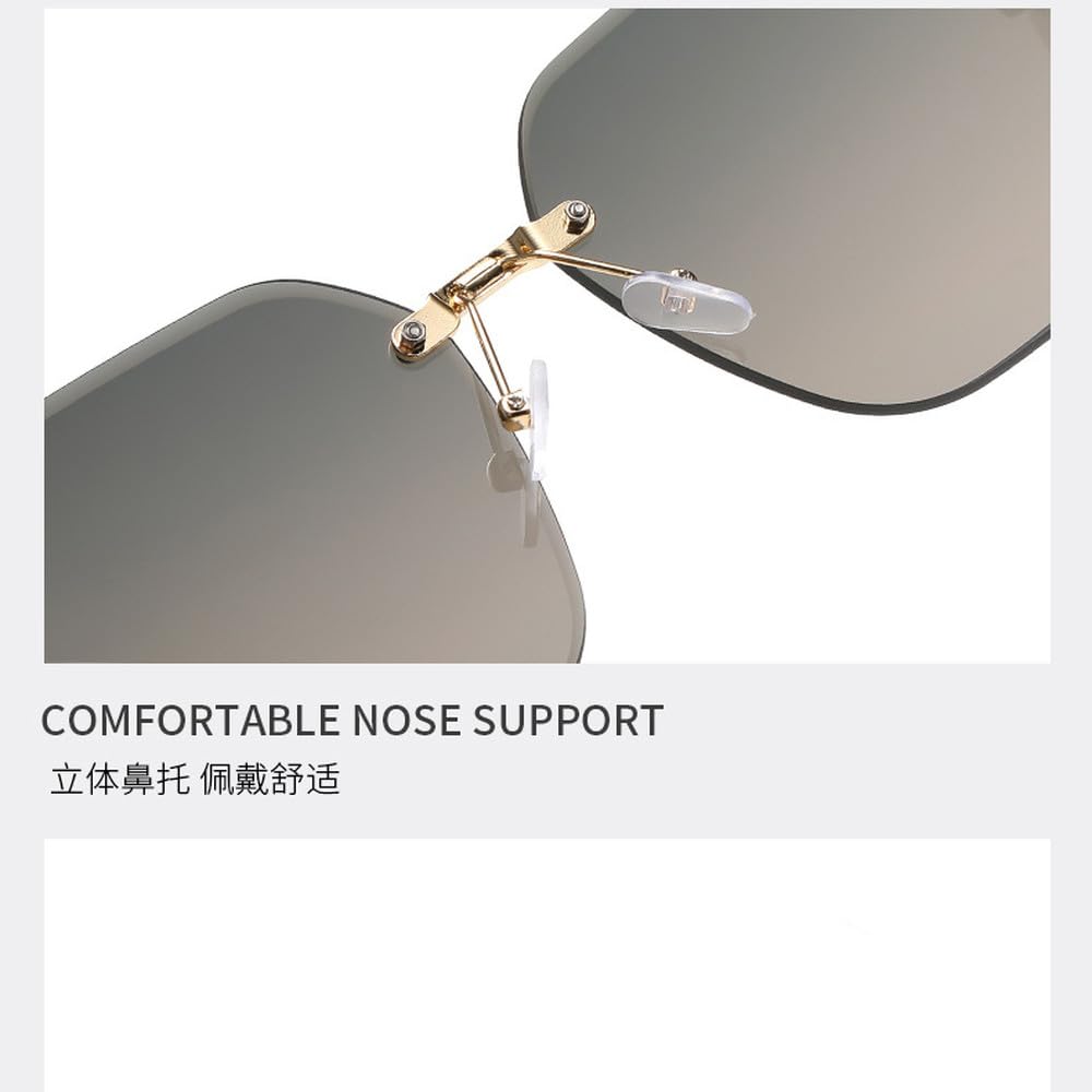 Gafas de sol cuadradas con montura grande para hombre y mujer, anteojos de sol femeninos a la moda, estilo Retro, para viajes, pesca y conducción, UV400