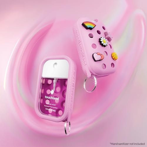 Touchland x Crocs Hand Mist Case with 5 Jibbitz Charms - Sugarpop Pink by Touchland - Image 2