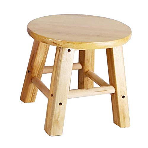 Tabouret de ménage en chêne pour changer de chaussures confortablement