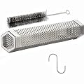 Fuoequl Pellet Smoker Tube 12" PerforatedBBQ Smoke Generator to Add Smoke Flavo