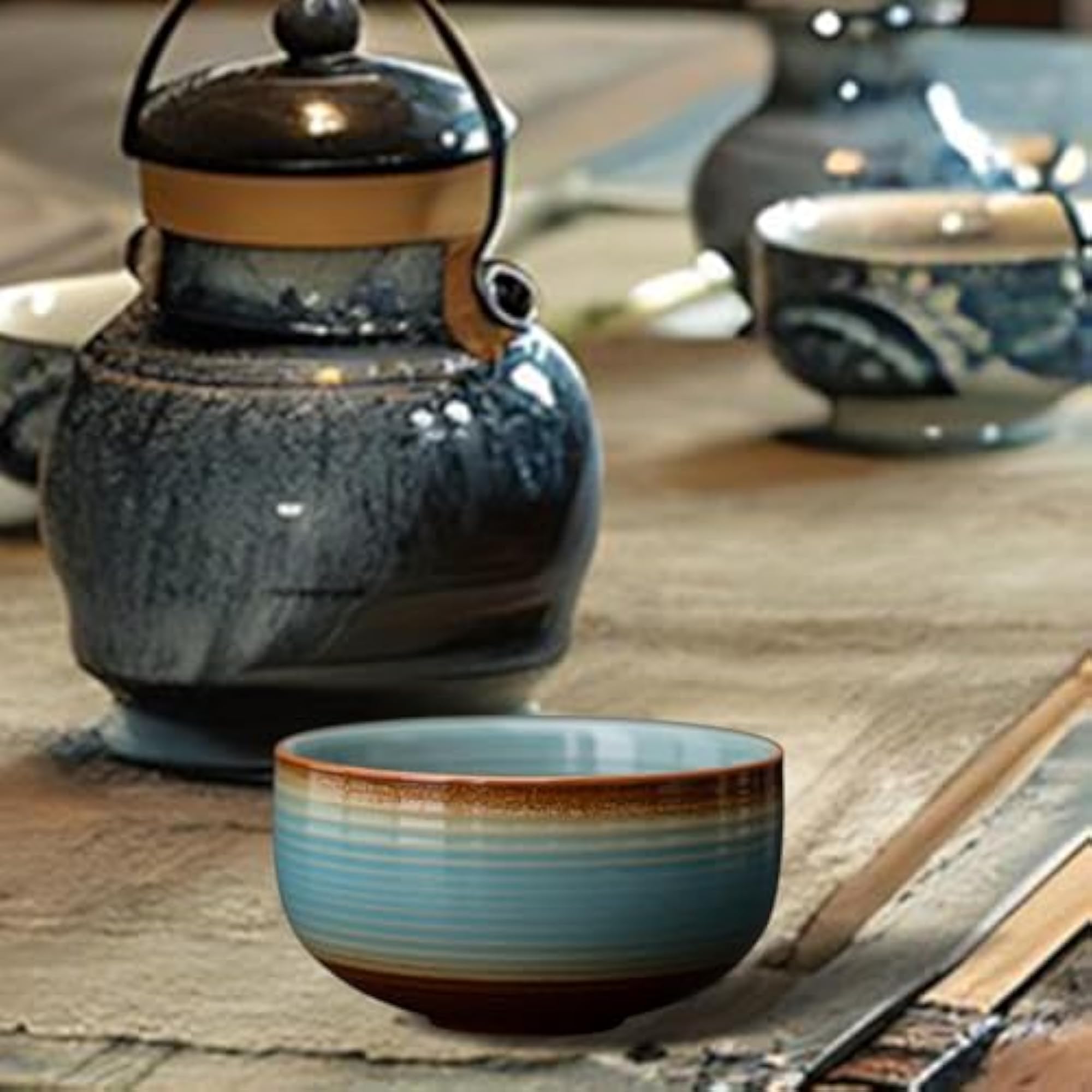 Ceramic Matcha Bowl Utensils Chawan for Beginner Gift
