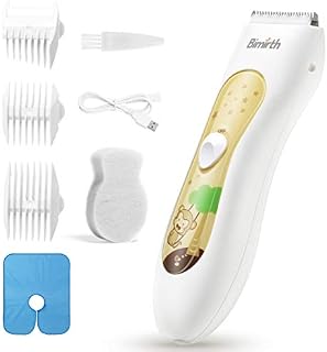 Baby Hair Clipper, Professional Infant & Child Hair Cutting Kit, USB Chargeable Electric