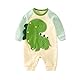IURNXB Neuge borenes Baby Mädchen Männlich Spielanzug Kleines Kleinkind Nette Druck Sommer Lange Hülsen Overall Kleidung