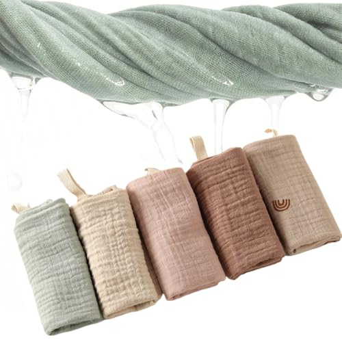 Paños de Muselina para Bebé 22x23 cm